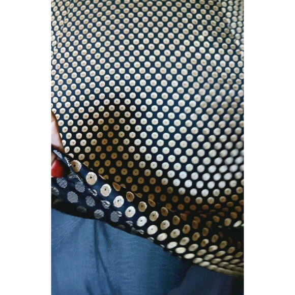 Antik Batik Maxi Skirt Polka Dot Size L/42 Black/Gold Jacquard Cotton Boho NWT - Picture 6 of 8